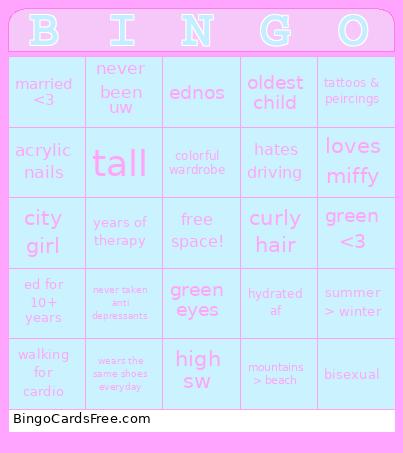 Twt Bingo Card 2