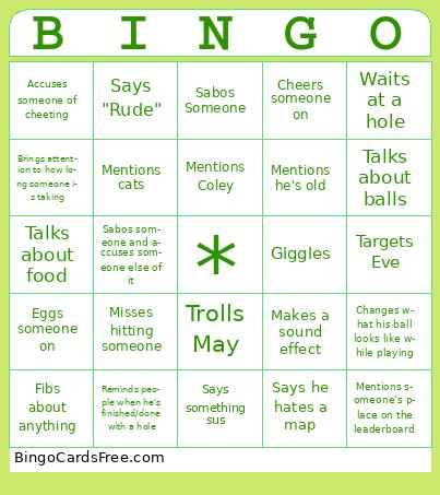UberGuberDuber Bingo