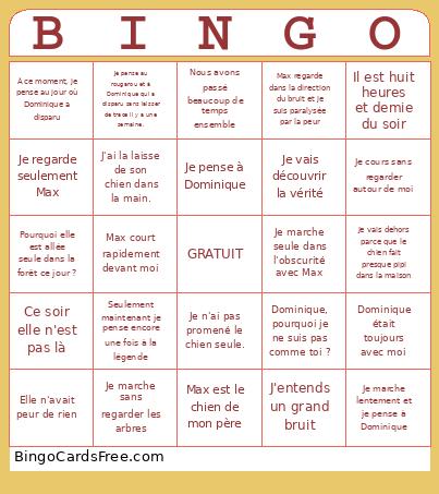 Une-disparition-mysterieuse Bingo Card