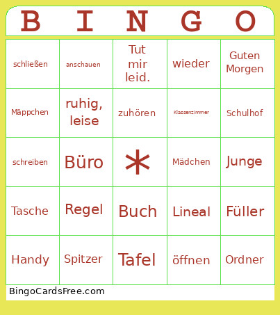 Unit 1 - Station 1 Bingo Card