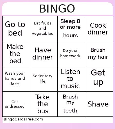 Unit 2 7th Grade Bingo Card