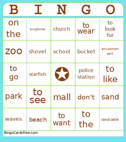 UNIT 21 Bingo Card