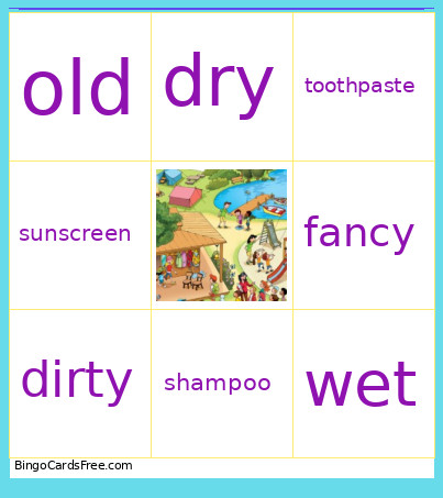 Unit 6- Out In The Forest Bingo Card