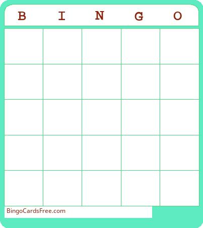 Unlimited Custom Bingo Card Creator Free Pdf Printable Game, Title: BINGO