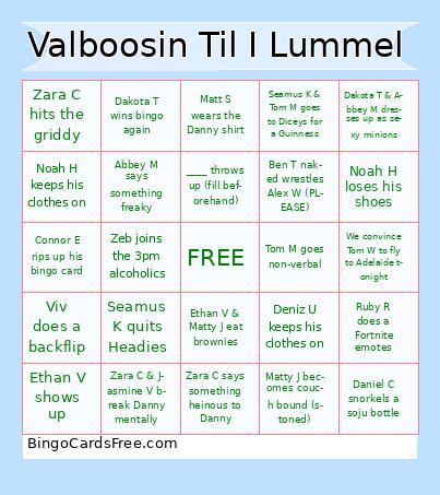Valboosin til i Lummel Bingo