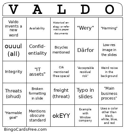 valdino Bingo