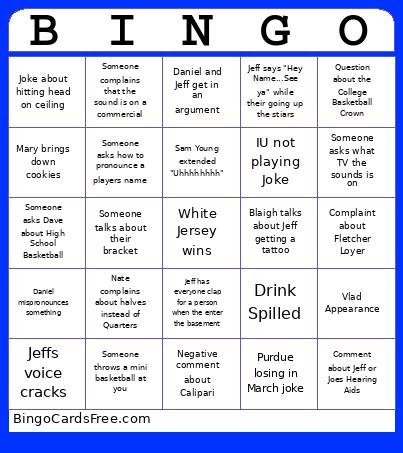 Veal Basement 1  Bingo