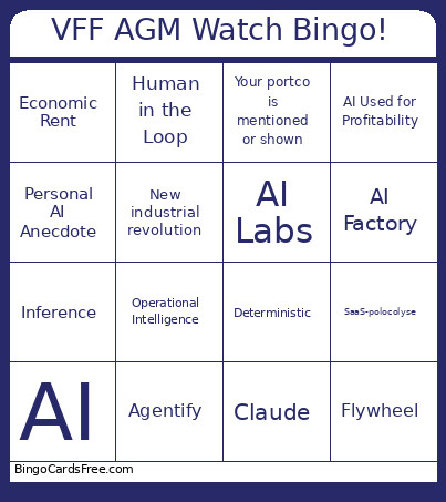 VFF AGM Watch ! Bingo Card
