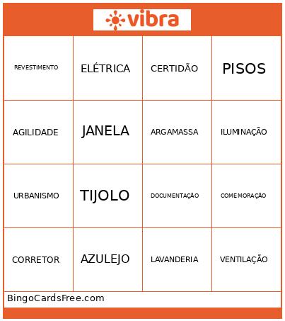 Vibra Final - V1.1 Bingo Card