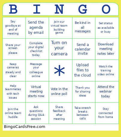 Virtual Happy Hour  Bingo