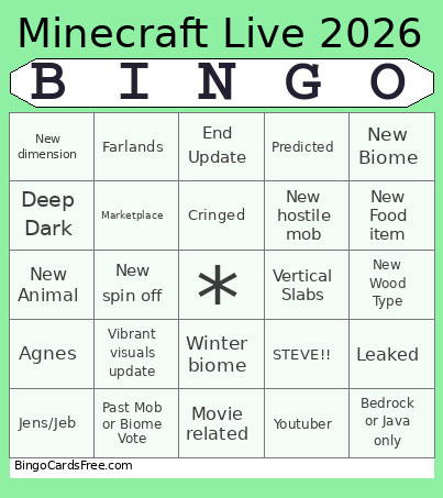 VMWARE Bingo Card