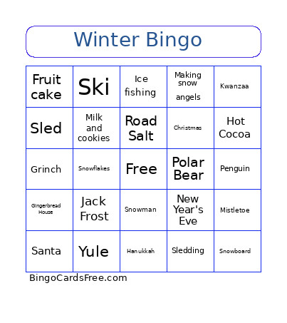 Waseen Party 2025 Bingo Card