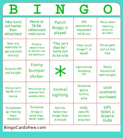 Waterville 2k25 Bingo