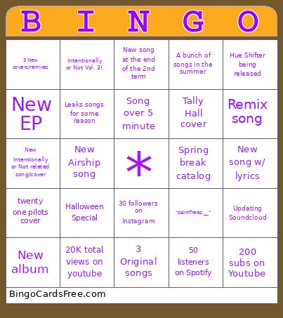 WE ARE NOT DONE | HiTS 2025 Bingo Card