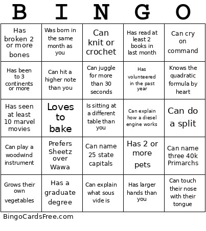 Wedding 2 Bingo Card