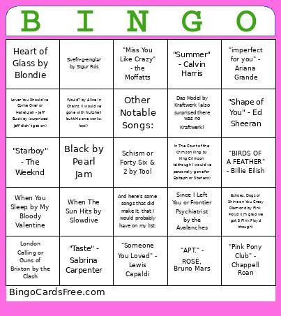 wedding Bingo
