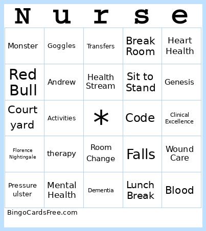 weeks Bingo