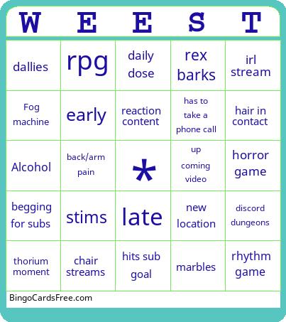 Weest bingo