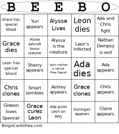 Where’s Everybody Going, ? Bingo Card