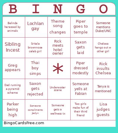 White lotus ep 2 Bingo