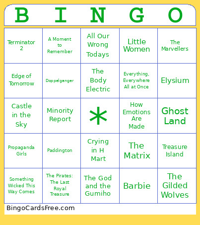 WIA 2026 Bingo Card