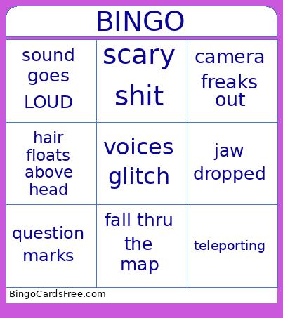 WII CORRUPTION Bingo