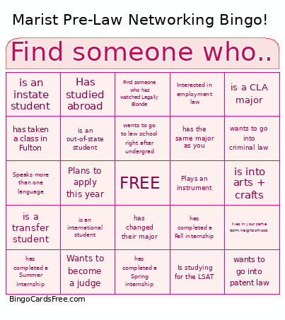 WIL Callout ! Bingo Card