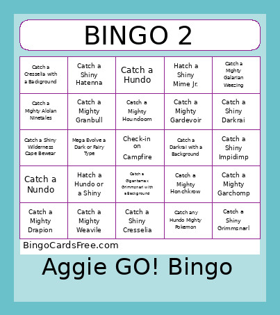 Wild Area 2025 Bingo Card 2