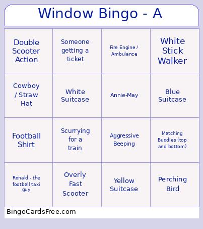 Window Bingo - A