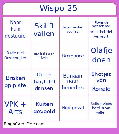 Wispo 25 Bingo Cards Free Pdf Printable Game, Title: Wispo 25