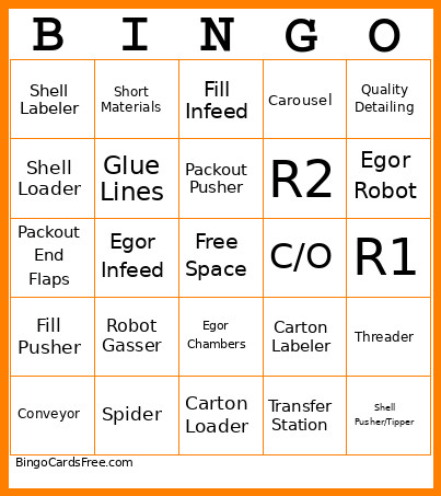 Work Issues Bingo Card
