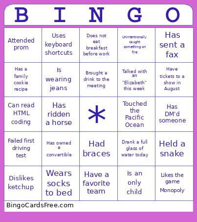 Work work work work work Bingo