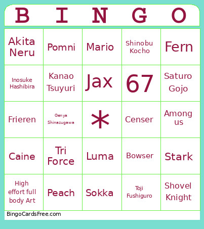 WPlace Bingo Card