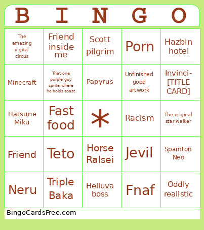 Wplace Bingo Card