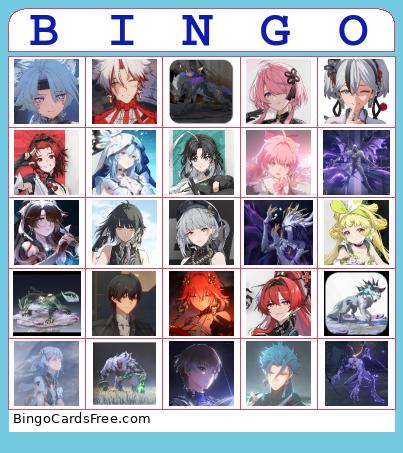 Wuthering waves Bingo
