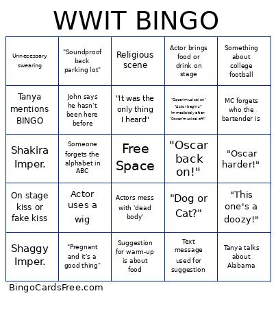 WWIT Bingo