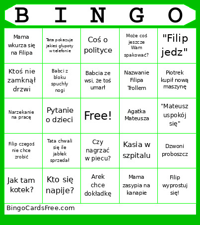 Xdxdxd Bingo Card