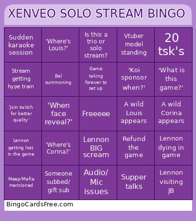 XENVEO SOLO STREAM BINGO