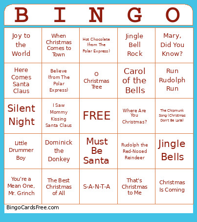 XMAS Bingo Card
