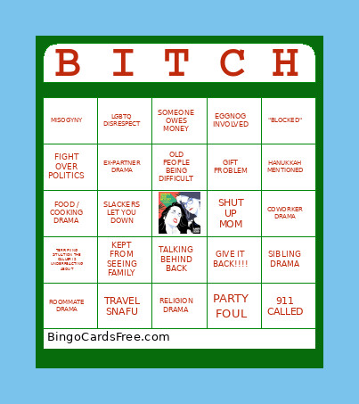 XMAS BTHON Bingo Card