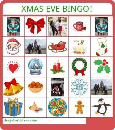 XMAS EVE BINGO!