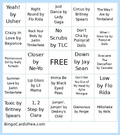 y2k bingo