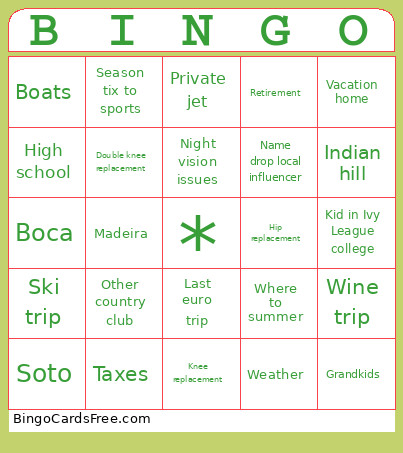 You Know Bingo Card