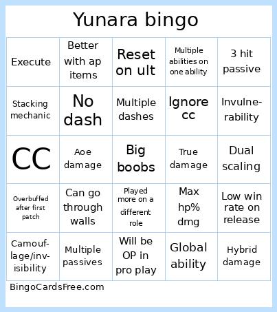 Yunara bingo 