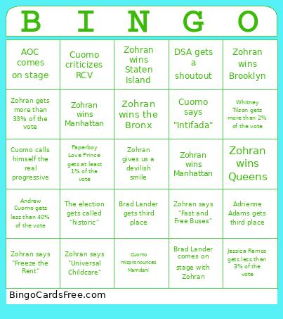 ZOHRAN BINGO