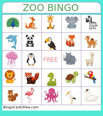ZOO bingo
